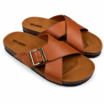 SPLNDID Premium Cross-Strap Buckle Sandal