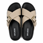 SPLNDID Cross Strap Slide Sandal