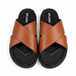 SPLNDID Cross Strap Comfort Slide Sandals - Image 5