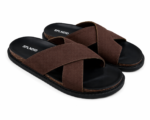 SPLNDID Men's Cross Strap Comfort Slide Sandal