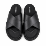 SPLNDID Cross Strap Comfort Slide Sandals - Image 3